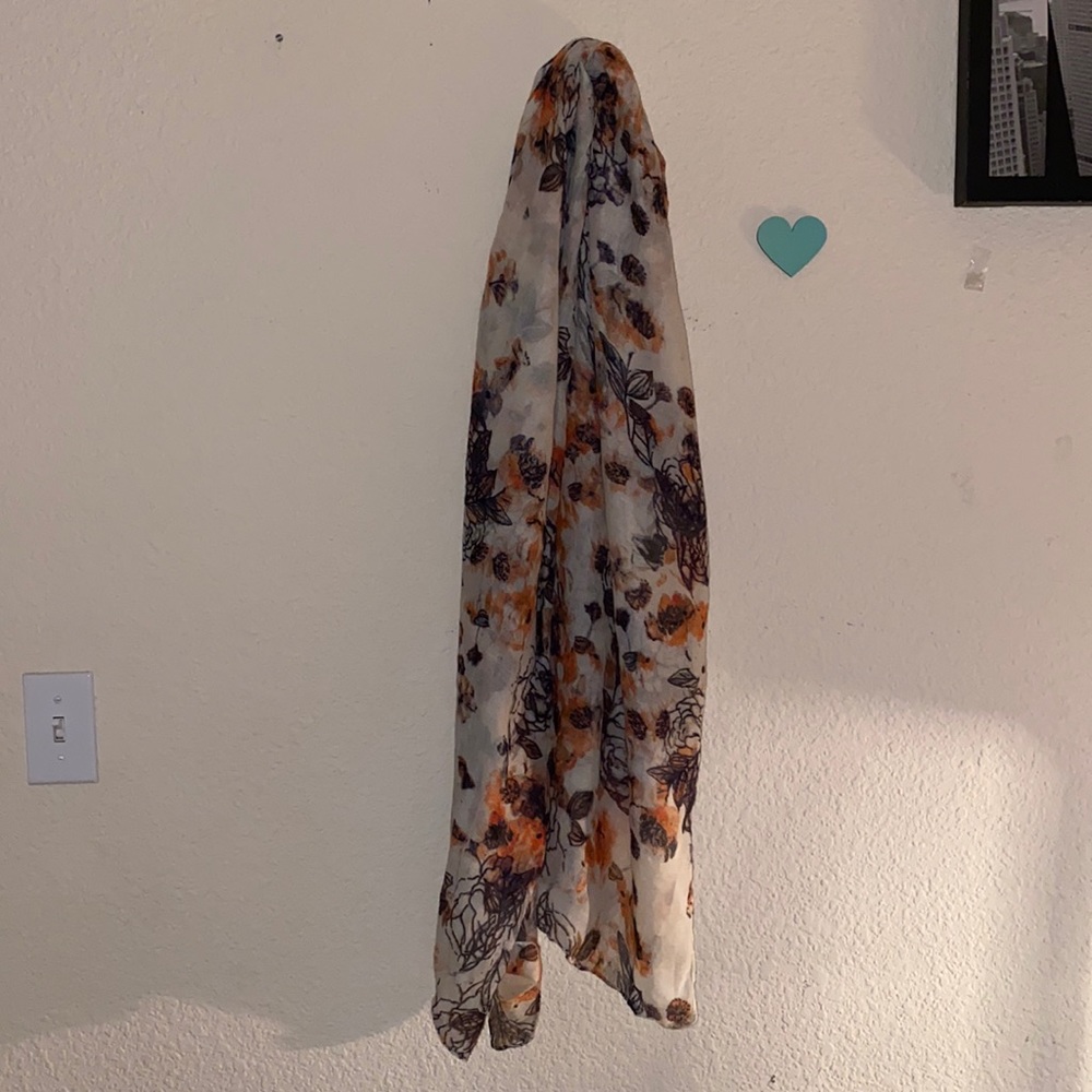 Floral scarf